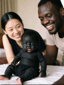 The first Chinese baby with In