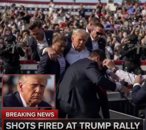 Chaos at White House Correspondents’ Dinner as gunman storms hotel, opens fire outside ballroom and Trump is evacuated