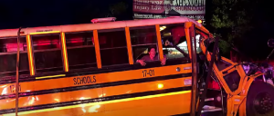 11 injured, one dead in crash involving school bus in Talladega County