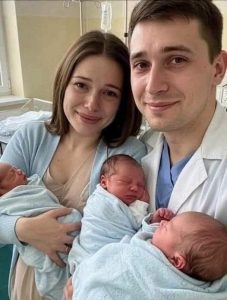Young girl who gave birth to triplets next day she